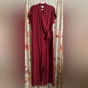 Gilli Burgundy Jumpsuit